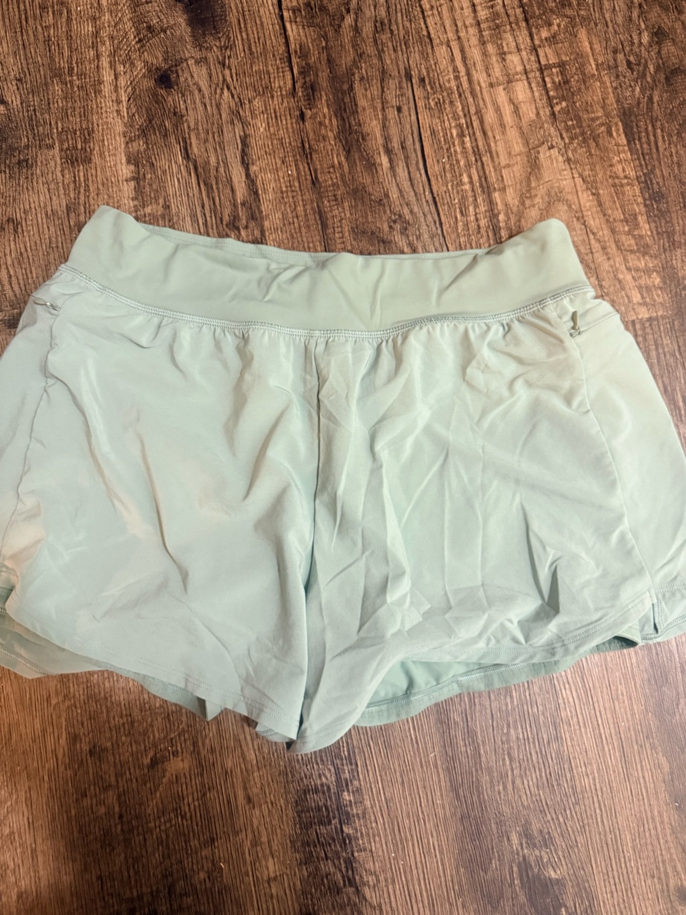CRZ yoga Light Mint Green Athletic Shorts